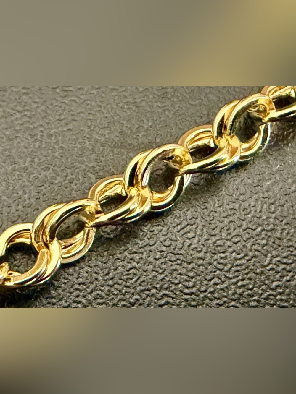 BELLEZZA DOUBLE-LINK GOLD-PLATED ITALIAN CHARM BRACELET